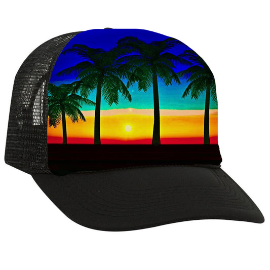 Tropic Mesh trucker hat all original Artwork