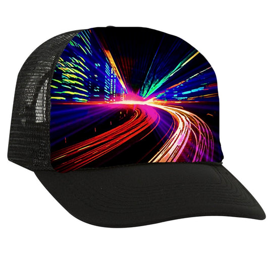 Velocity Mesh trucker hat all original Artwork
