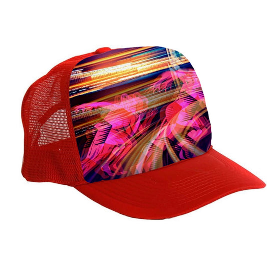 Power Strides Mesh trucker hat all original Artwork