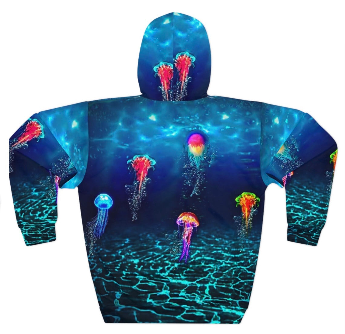 Jellyfish Aglow Zippered Hoodie