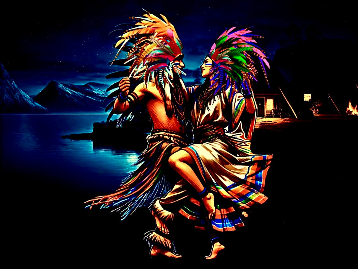 Native Dance Lightbox Frame