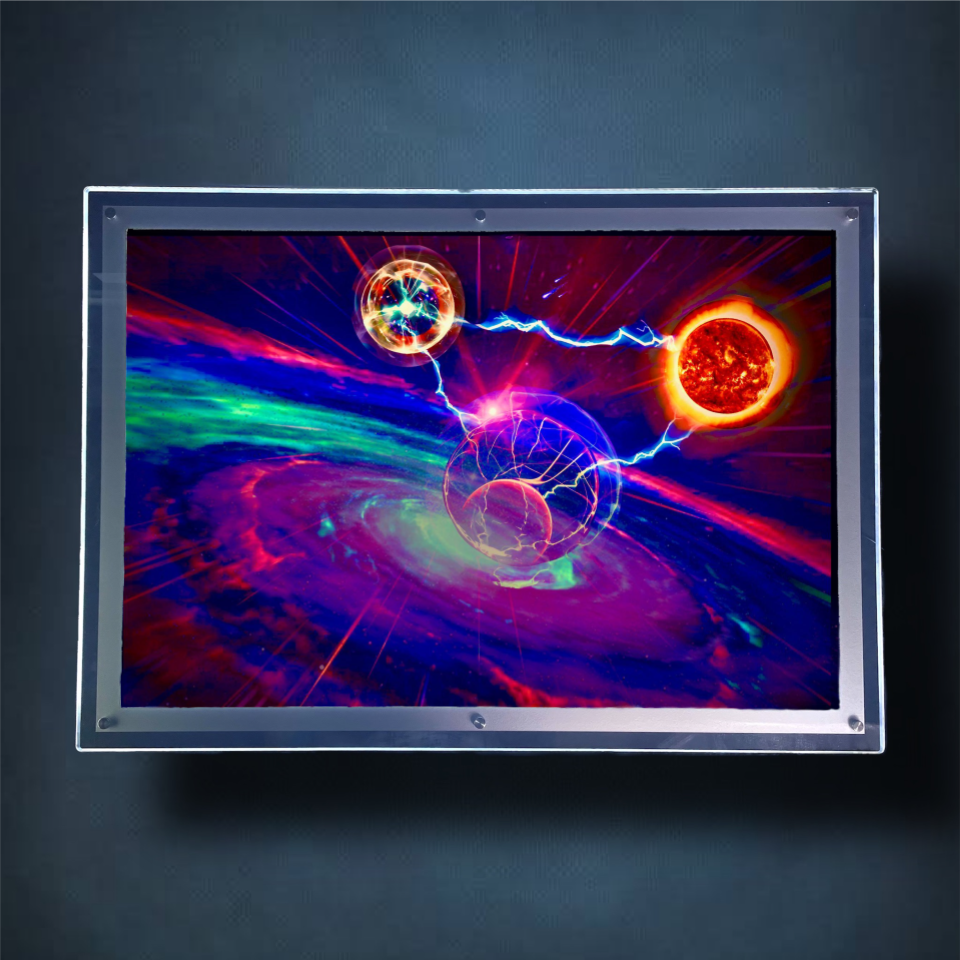 Power Orbs Lightbox Frame