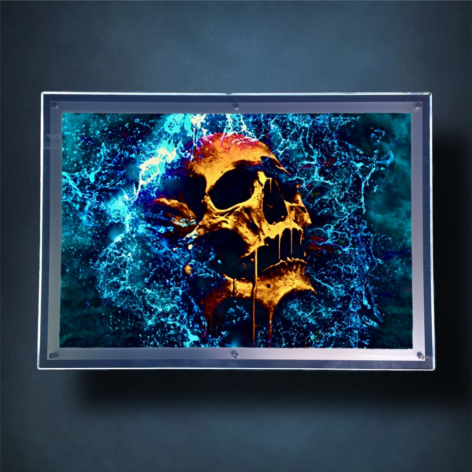 Acid Skull Lightbox Frame