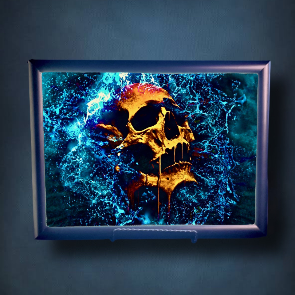 Acid Skull Lightbox Frame