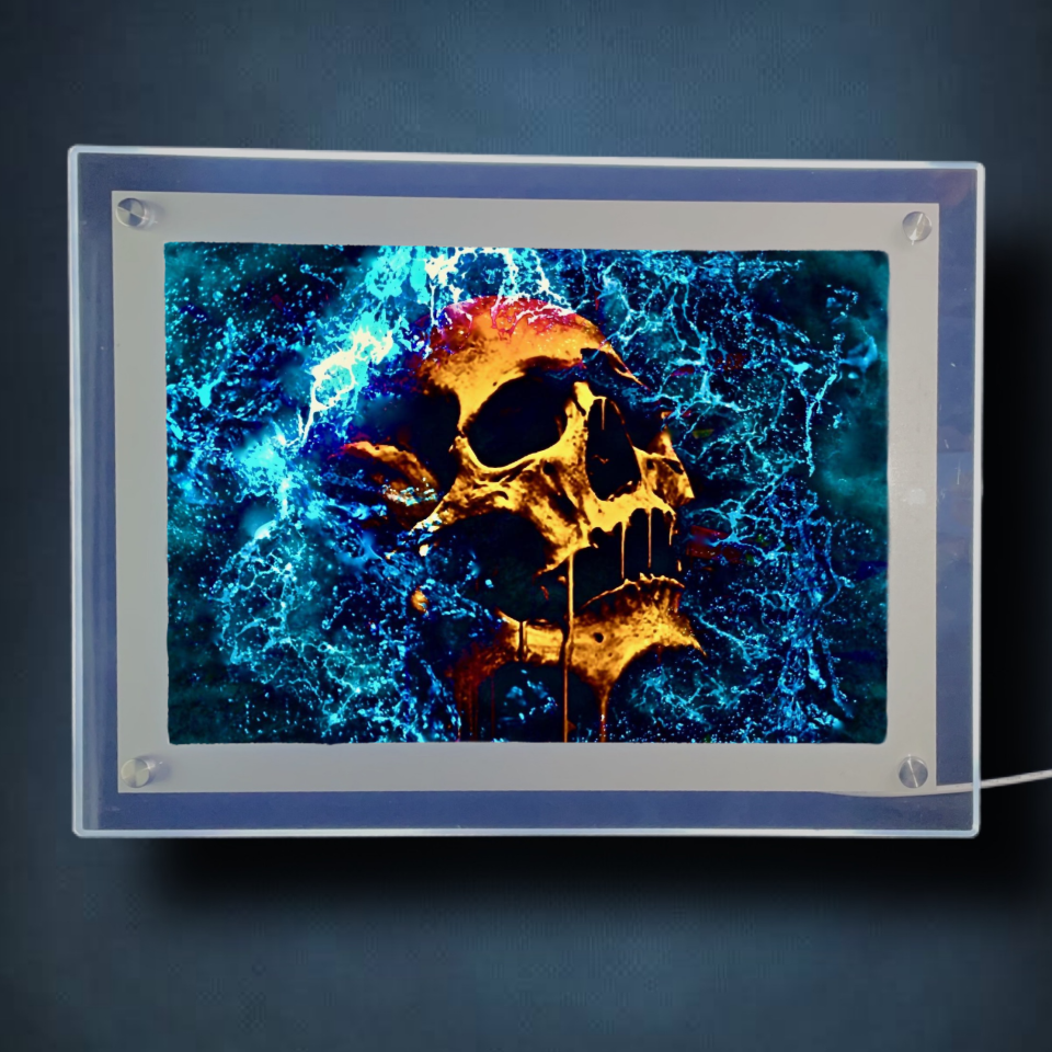 Acid Skull Lightbox Frame