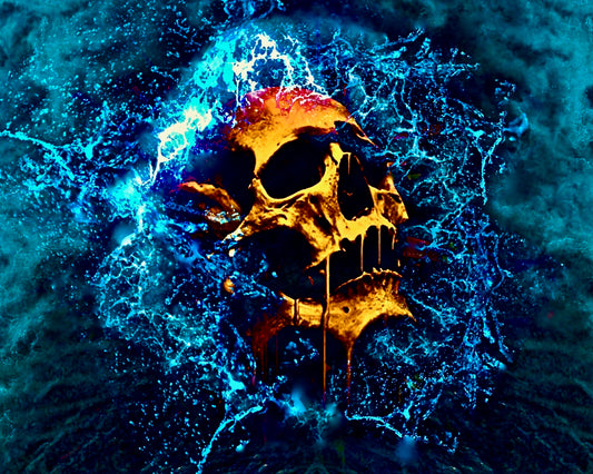 Acid Skull Lightbox Frame