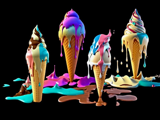 Summer Dessert Lightbox Frame