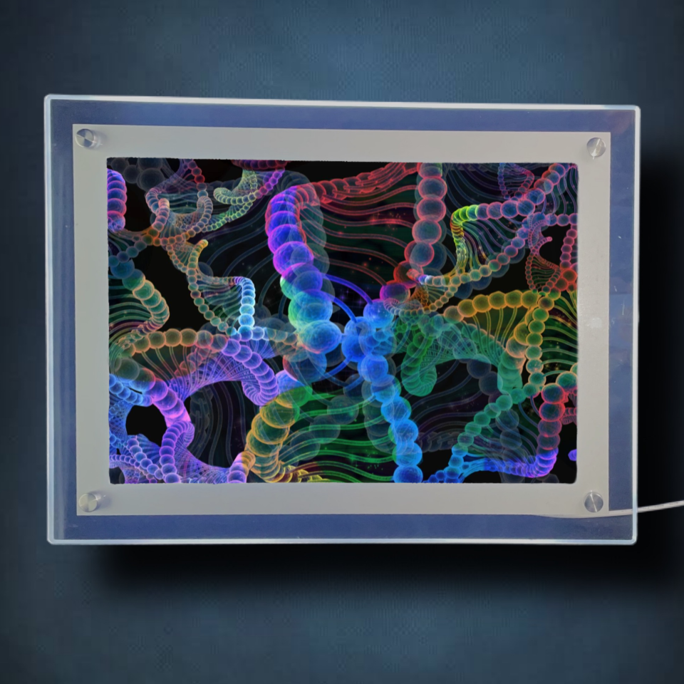 Inner Microcosmos Lightbox Frame