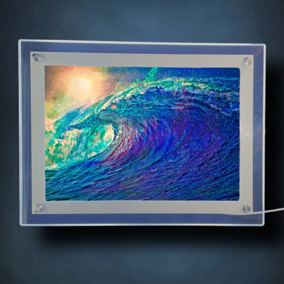 Summer Wave Lightbox Frame