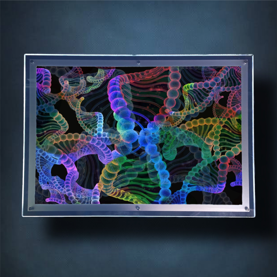 Inner Microcosmos Lightbox Frame