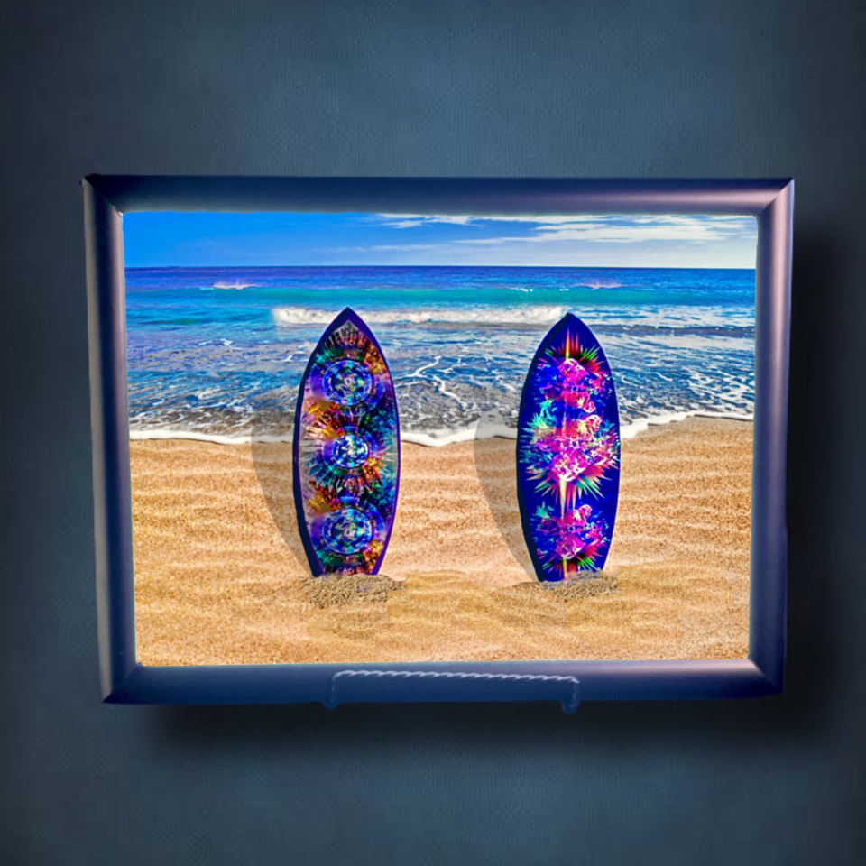 Surf's Up Lightbox Frame