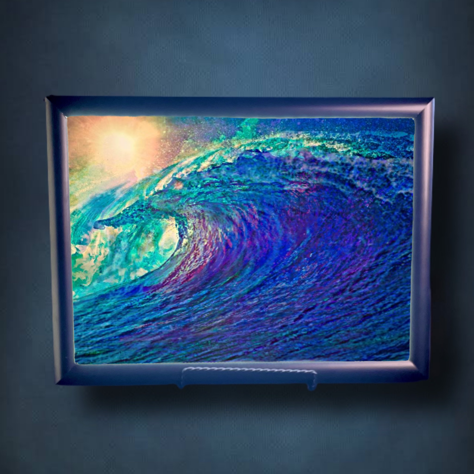 Summer Wave Lightbox Frame