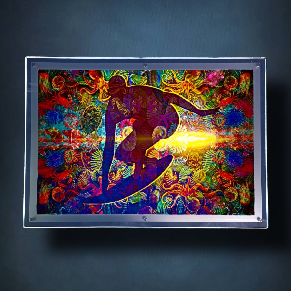 Surfin' Lightbox Frame