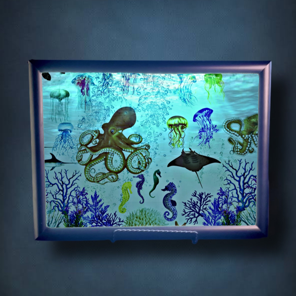 Aquatic World Lightbox Frame