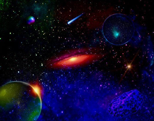 Vivid Galaxy Lightbox Frame