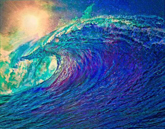 Summer Wave Lightbox Frame