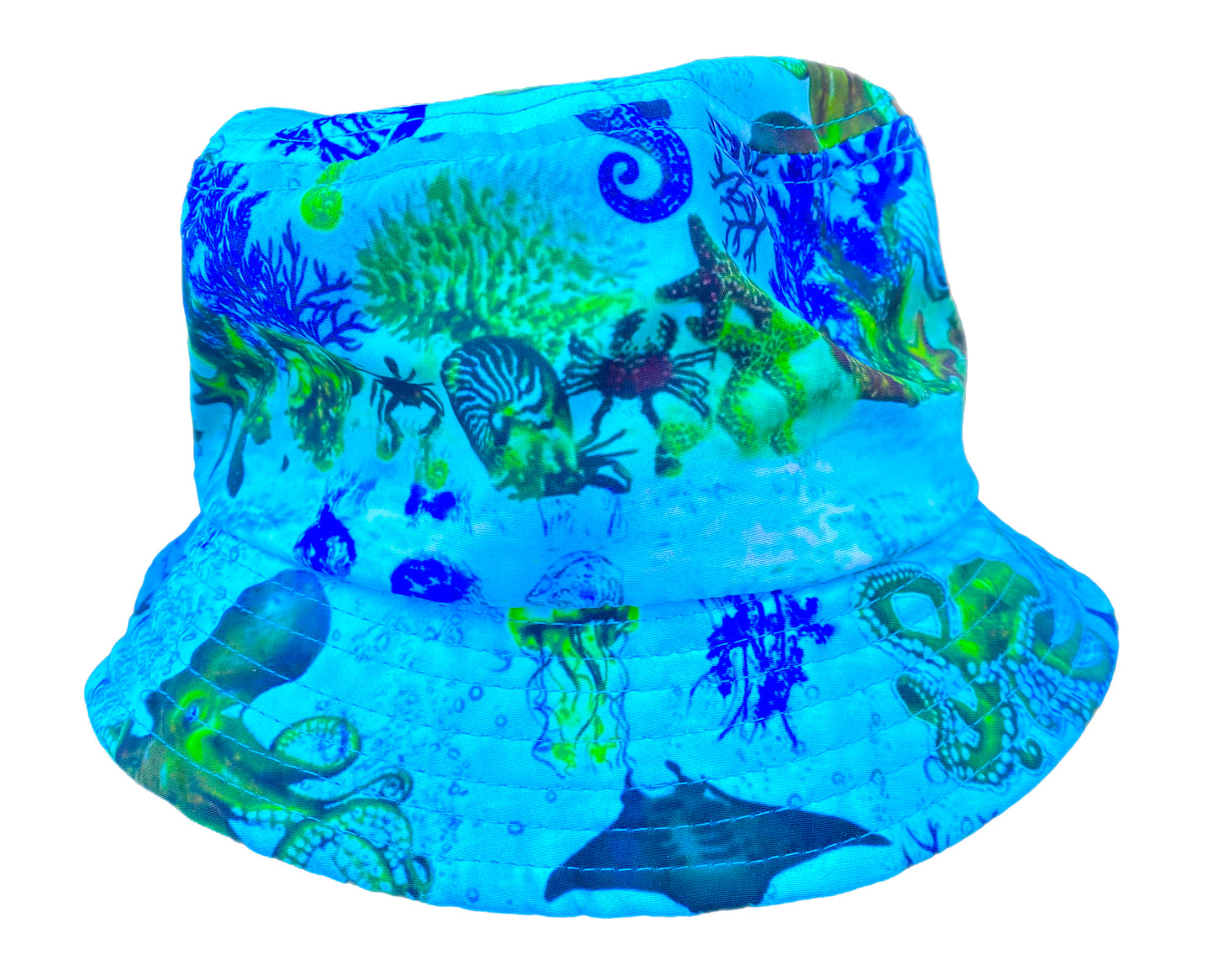 Aquatic World Bucket Hat All Original Artwork