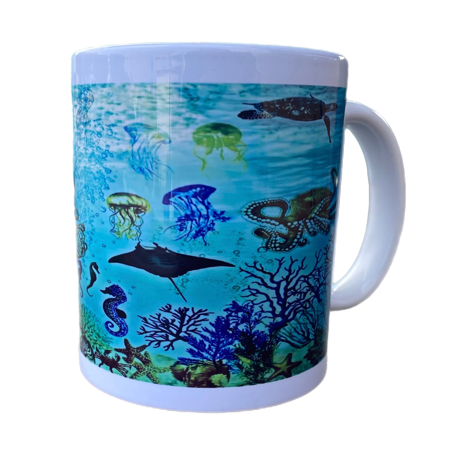 Aquatic World 16 OZ  Custom Ceramic  Mug