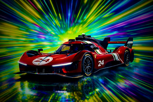 Indy Racer Lightbox Frame