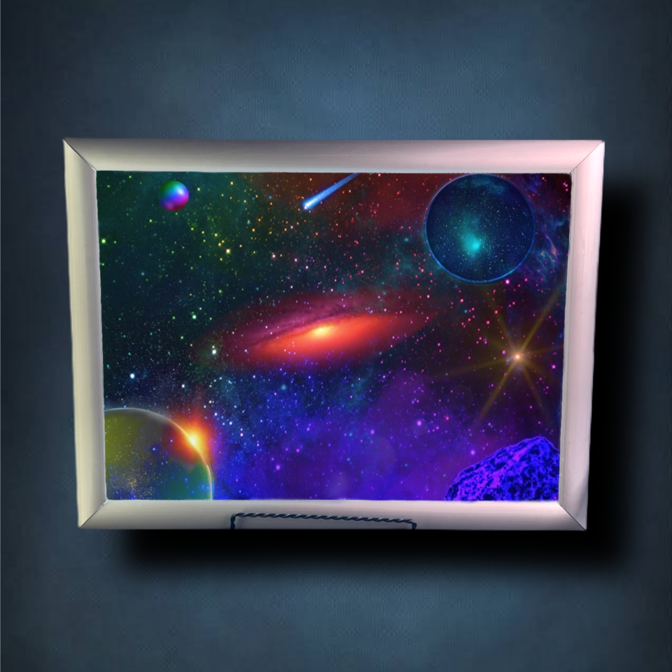 Vivid Galaxy Lightbox Frame