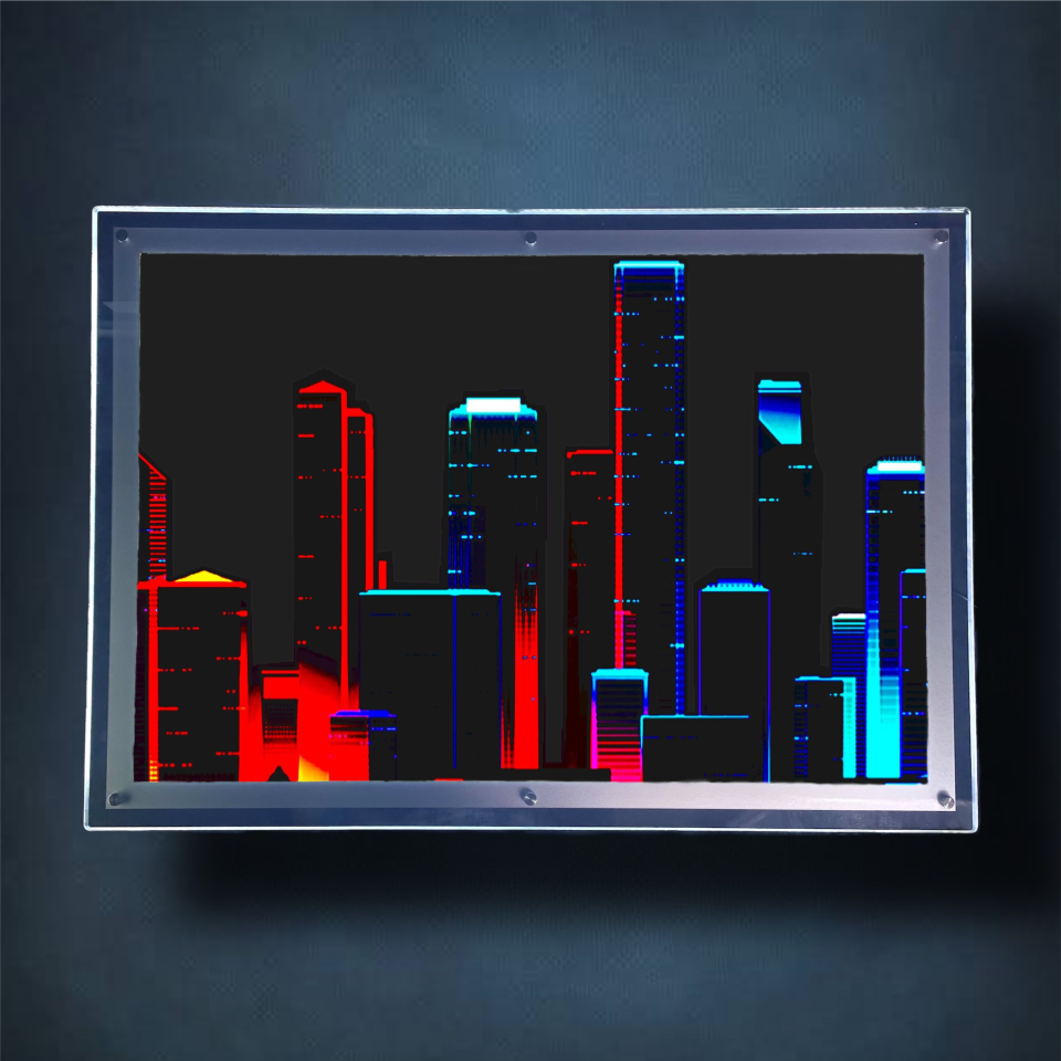 Midnight City Lightbox Frame