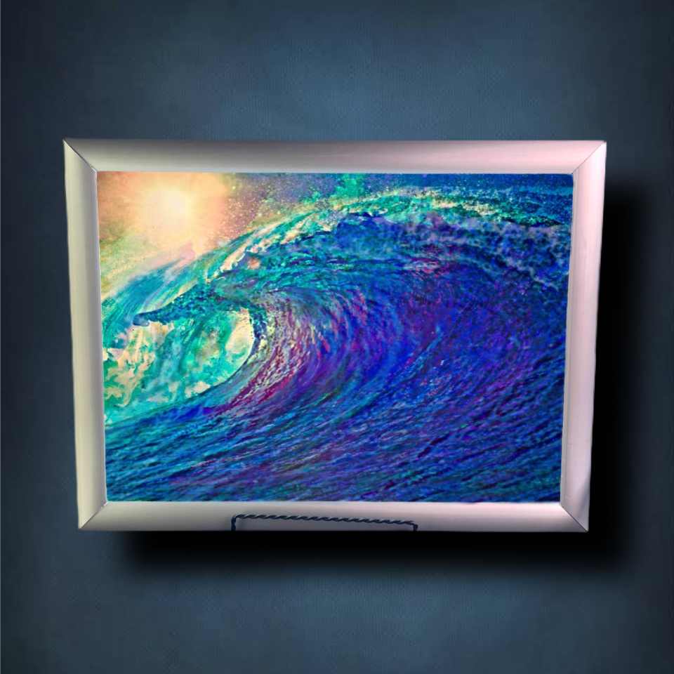 Summer Wave Lightbox Frame