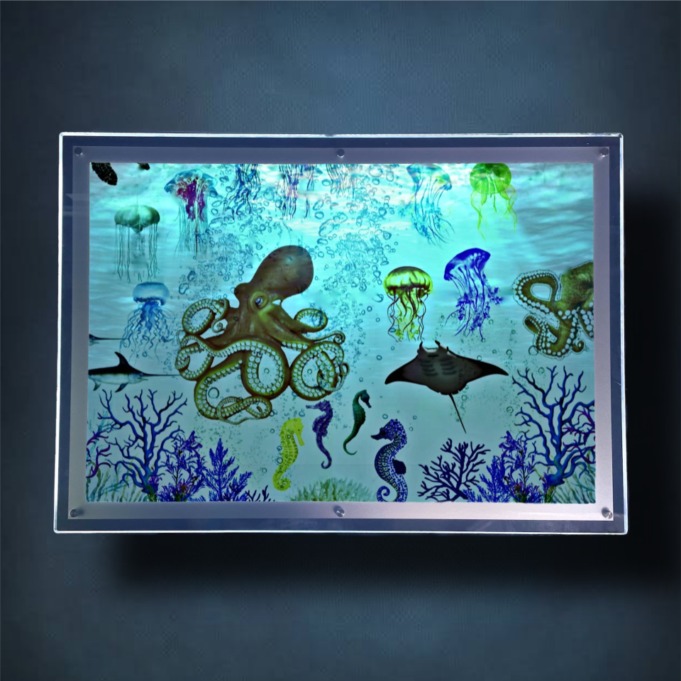 Aquatic World Lightbox Frame